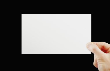 El holding kağıt üzerinde siyah