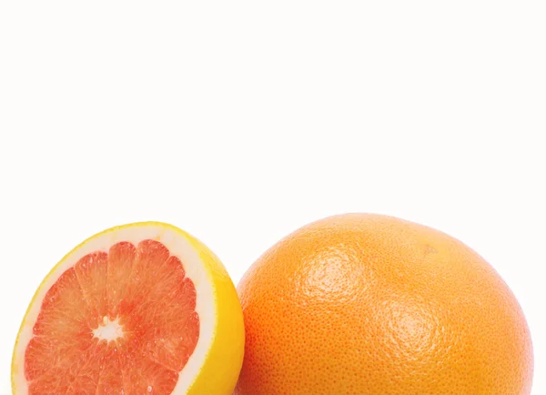 Grapefruits isoliert — Stockfoto