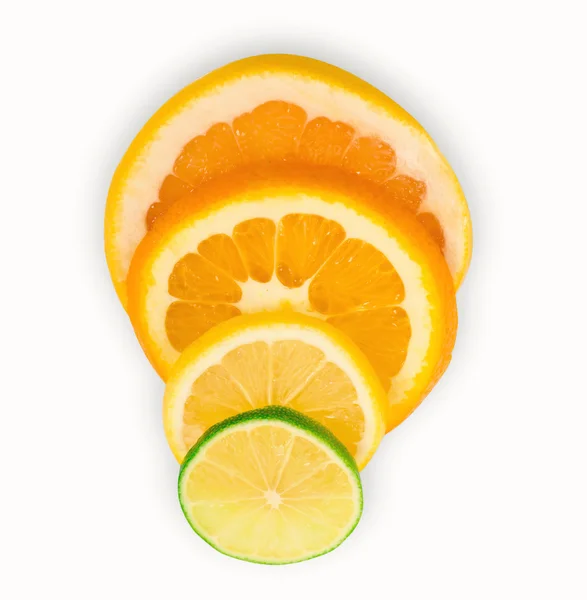 白の柑橘系の果物 — ストック写真