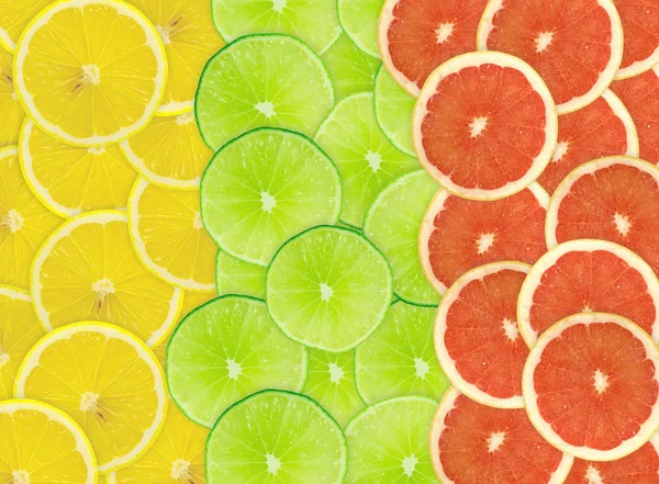 Bakgrund av citrusskivor — Stockfoto
