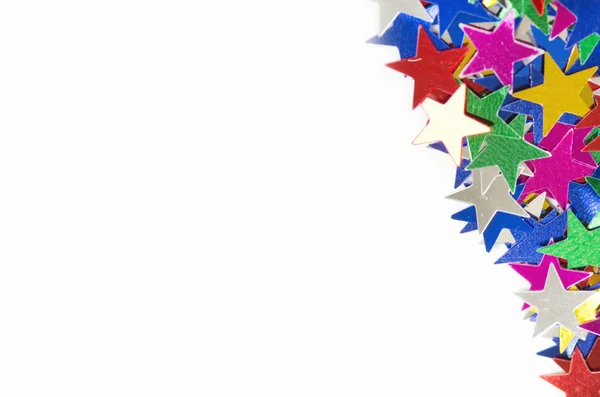 Colored stars on white — Stock Photo, Image