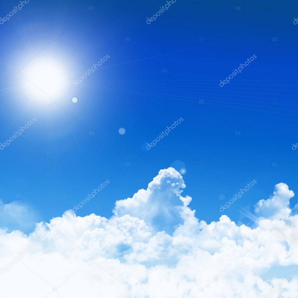 blue sky background