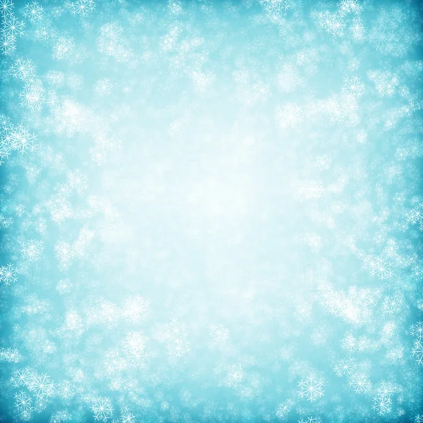 Winter background with snowflakes — Stock Photo, Image