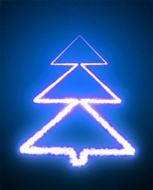 soyut Noel ağacı