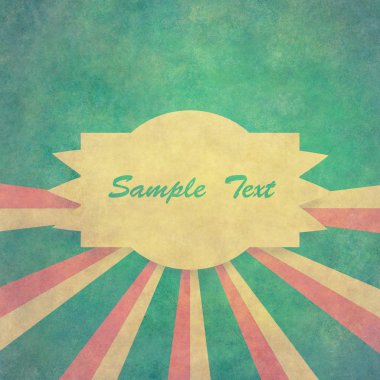 Vintage tarzı arka plan