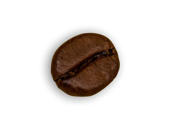 Grão de café no fundo branco — Fotografia de Stock