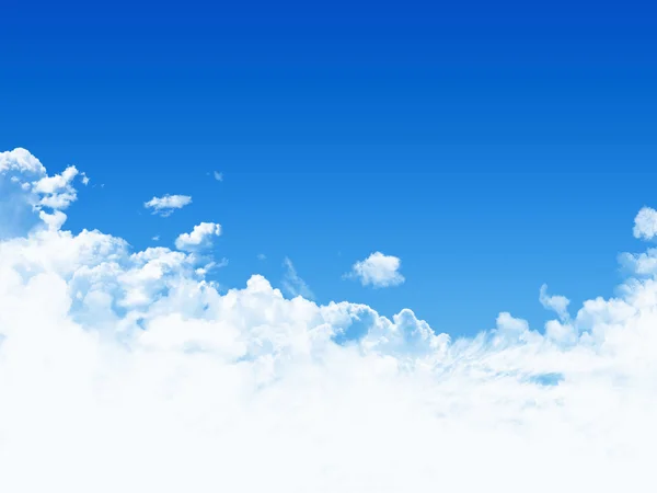 Cielo fondo con nubes — Foto de Stock