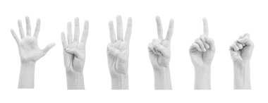 İnsan eli (0-5 sayma)