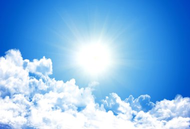 Bulutlu gökyüzü arkaplanı