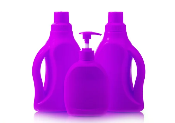 Renkli plastik şişe — Stok fotoğraf