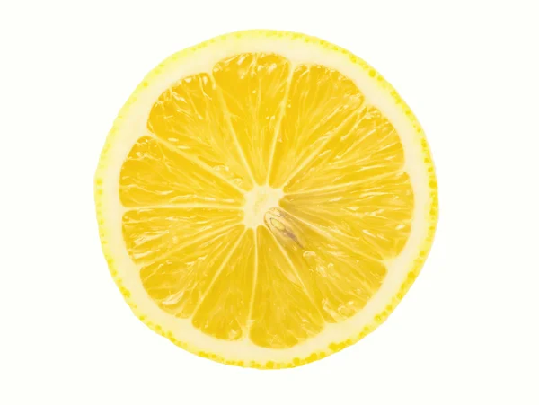 Plátek čerstvého citronu — Stock fotografie