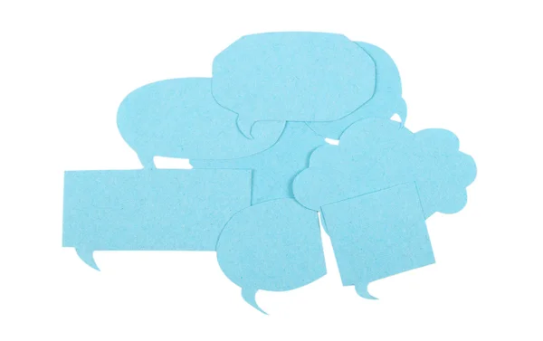 Paper thought bubbles — Stock Photo, Image