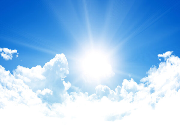 Фон неба с облаками