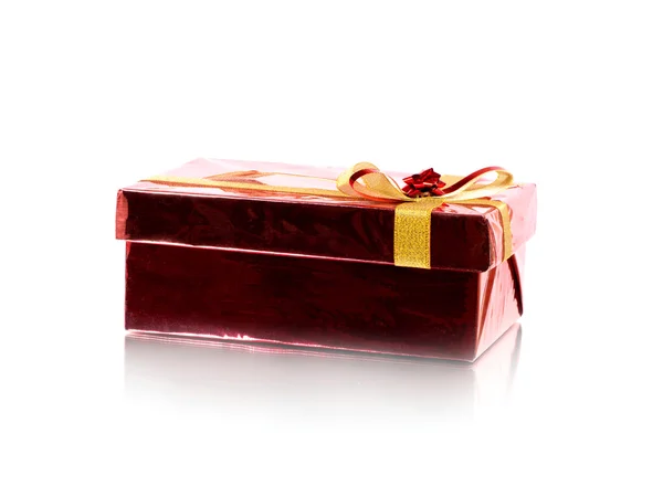 Scatola regalo rossa — Foto Stock