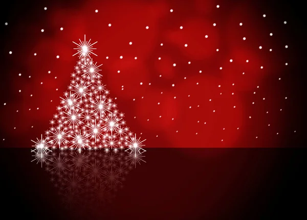 Shining Christmas tree — Stock Photo, Image