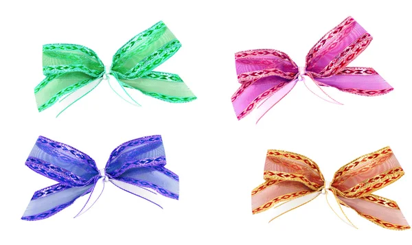 Four Beautiful  gift bows — Stock Photo, Image