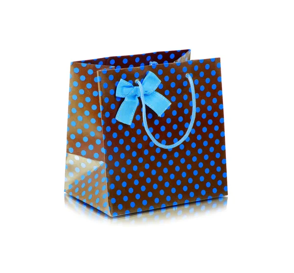 Shopping Bag with bow — Stock Photo, Image