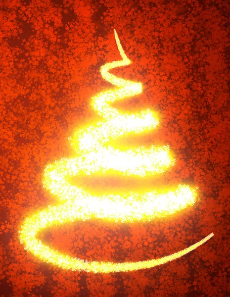 Abstract christmas tree — Stock Photo, Image