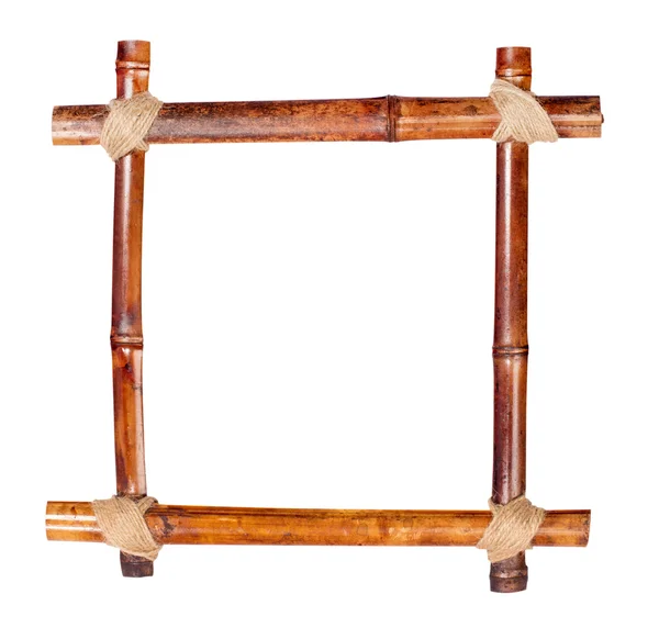 Bamboe frame met kopie ruimte — Stockfoto