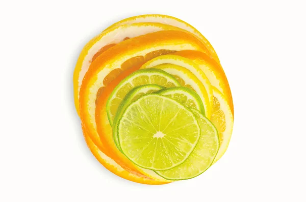 混合的柑橘片 — 图库照片