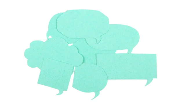 Paper thought bubbles — Stock Photo, Image