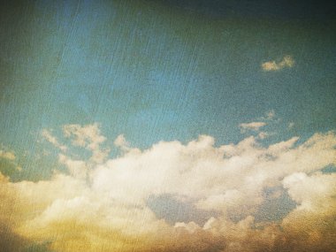 bulutlu mavi gökyüzü