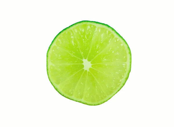 Slice of fresh lime — Stock Photo, Image