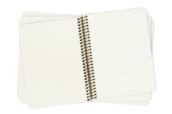 Notebook on white background — Stock Photo, Image