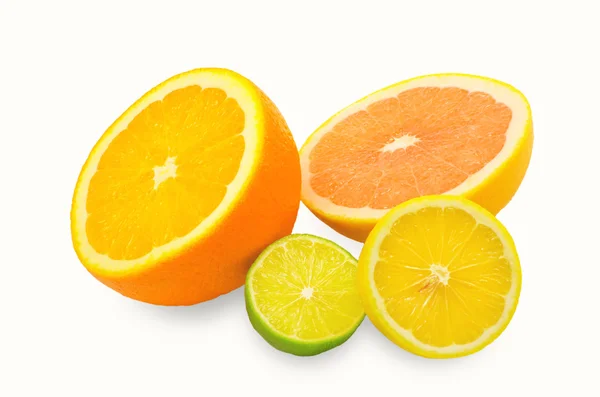 Blandning av citrus skivor — Stockfoto