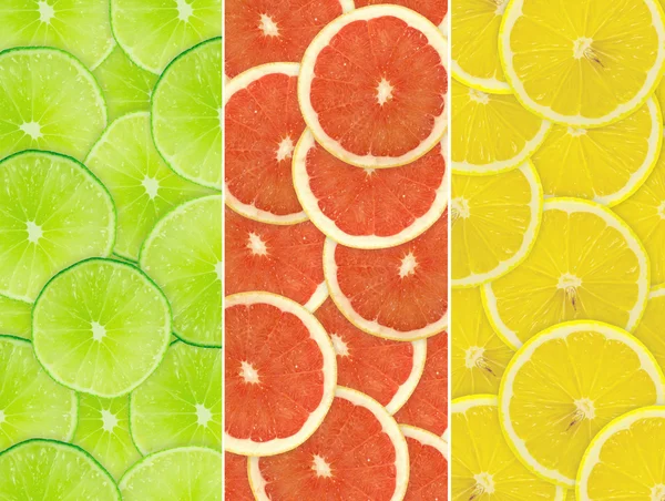 Abstract background of citrus slices. — Stock Photo, Image