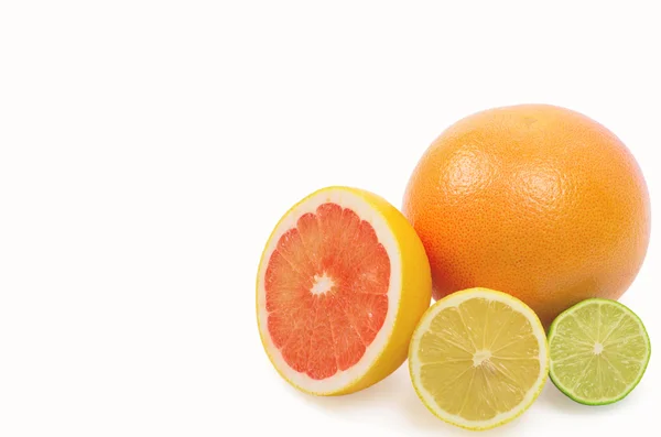 柑橘类水果的混合物 — 图库照片