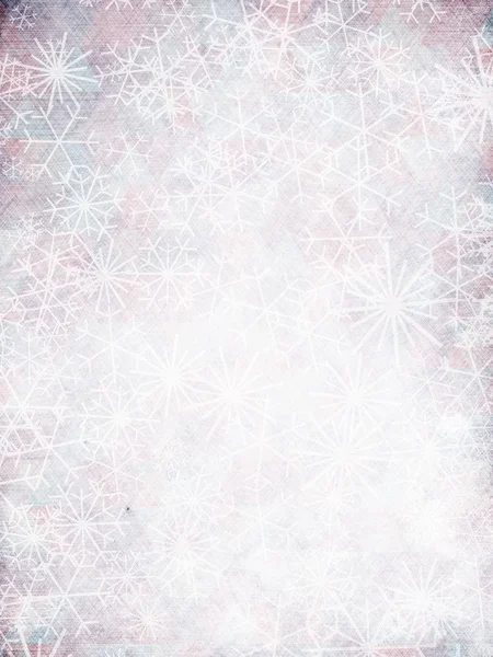 Christmas background with snowflakes — Stock Photo, Image