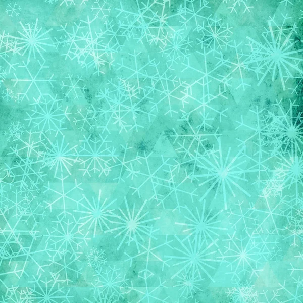 Christmas background with snowflakes — Stock Photo, Image