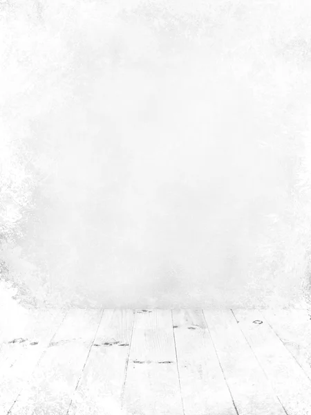 White room with wooden floor — Stock Photo, Image