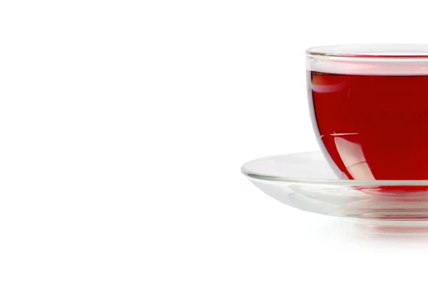 Chá vermelho na xícara — Fotografia de Stock