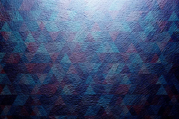 Licht an blauer Wand — Stockfoto