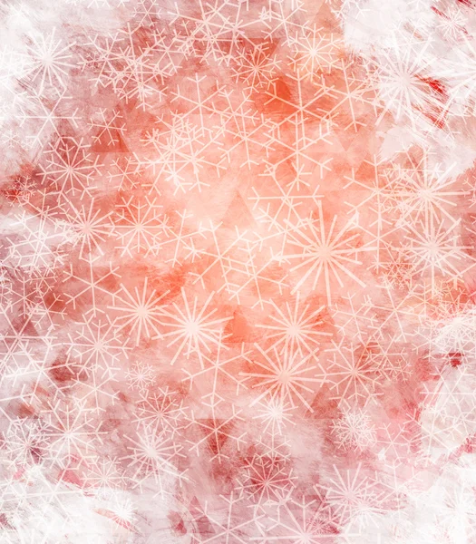 Christmas background with snowflakes — Stock Photo, Image