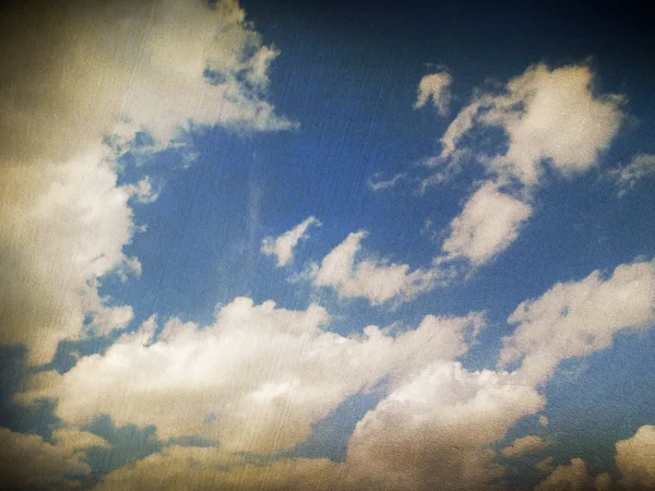 Retro cloudy sky — Stock Photo, Image