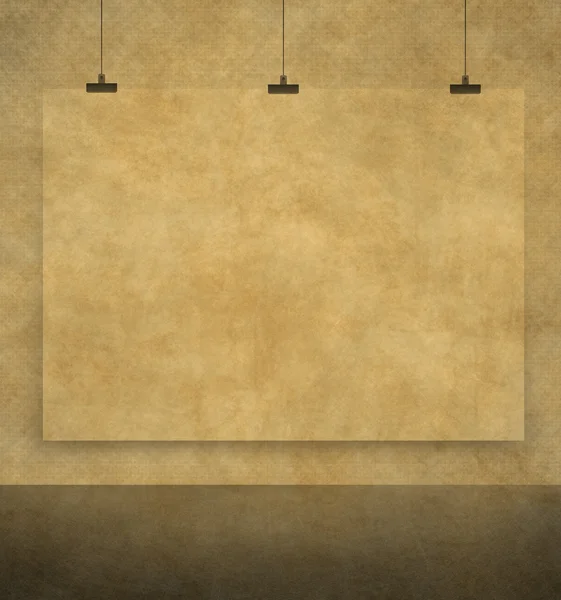 Vintage background with blank board — Stock Photo, Image