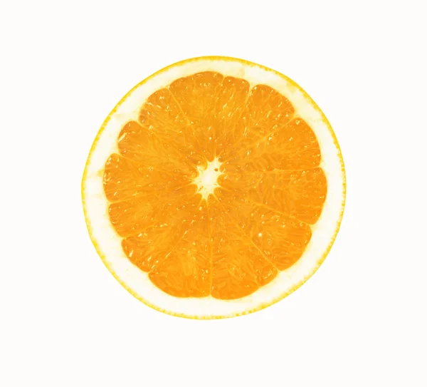 ホワイト オレンジのスライス — ストック写真