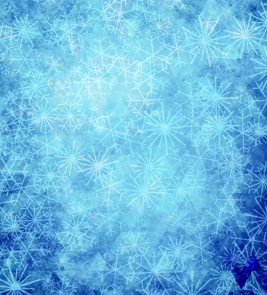 Christmas background with snowflakes — Stock Photo, Image