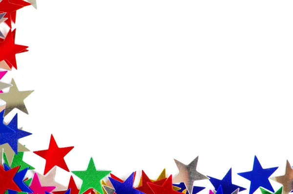Estrelas coloridas fundo — Fotografia de Stock