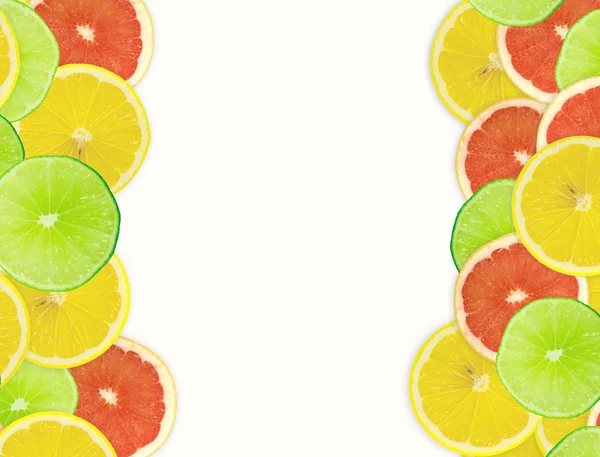 Abstract background of citrus slices — Stock Photo, Image