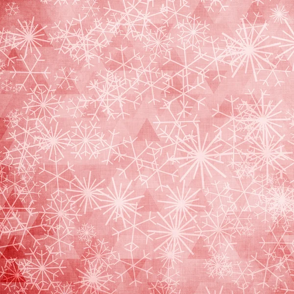 Weihnachten Hintergrund mit Schneeflocken — Stockfoto