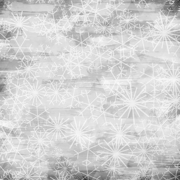 Christmas background with snowflakes — Stock Photo, Image