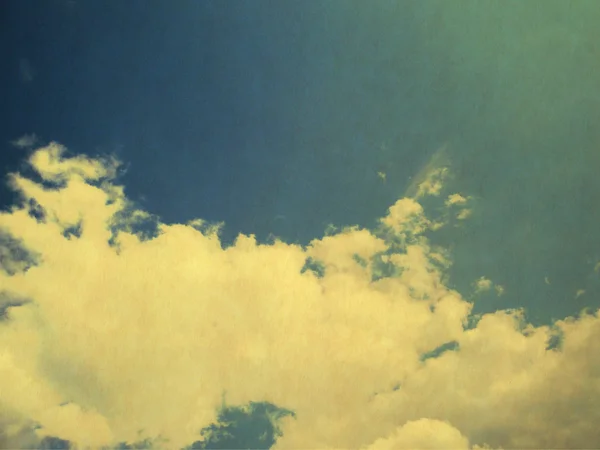 Retro cloudy sky — Stock Photo, Image