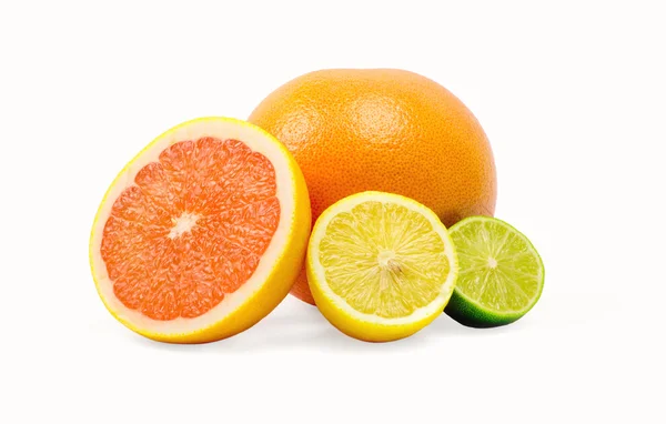 Frische Limette, Zitrone und Orange — Stockfoto