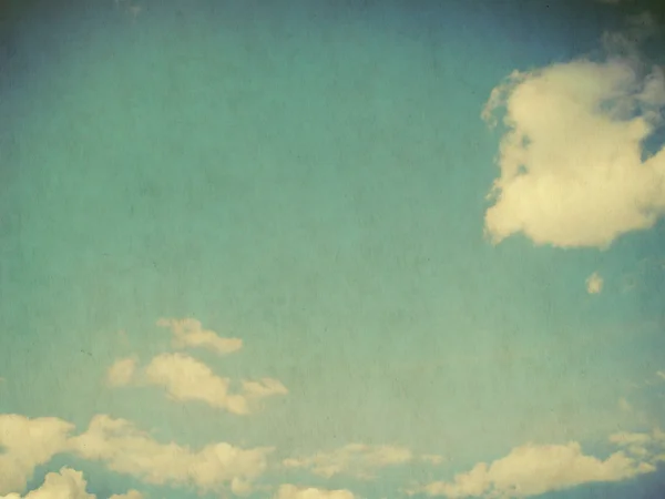 复古蓝蓝的天空 — 图库照片