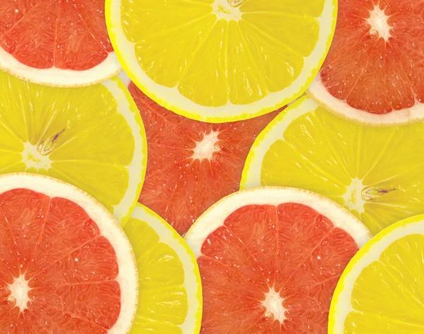 Abstract background of citrus slices — Stock Photo, Image