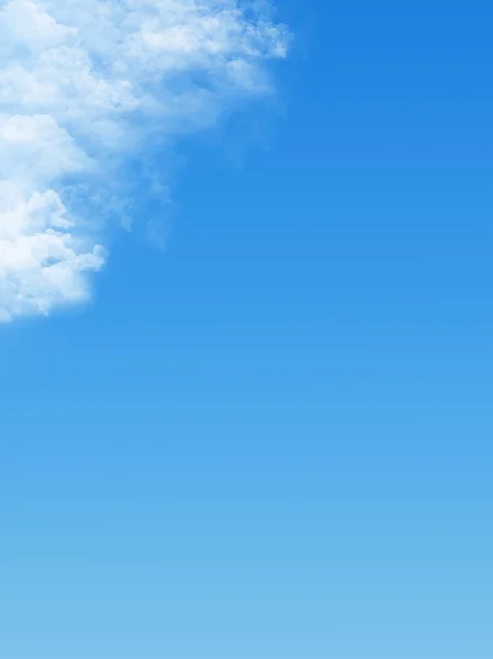 Cielo azul con nubes blancas —  Fotos de Stock